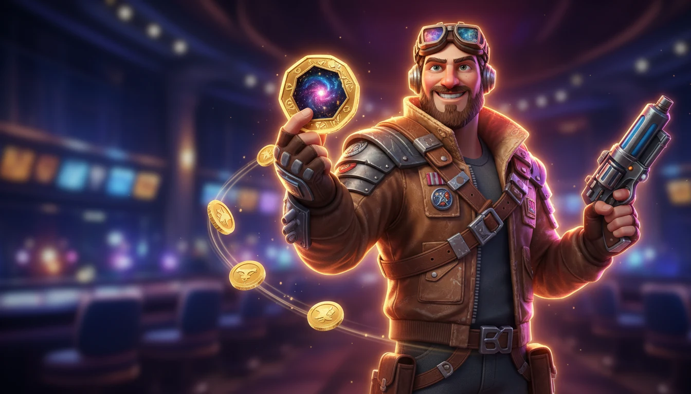 Galaxy Spins Casino welcome bonus and free spins graphic